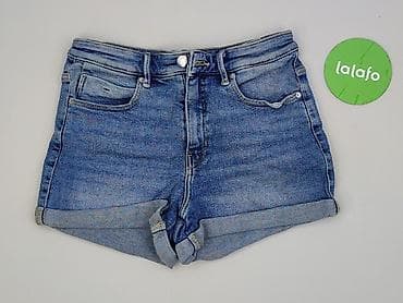 abat klapki: Denim, Szorty damskie, rozmiar M — 2
