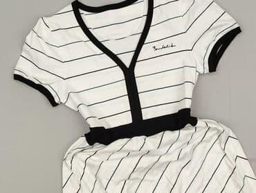 sukienka w kolorowe paski: Sukienka damska, rozmiar S — 1