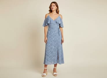 shein biała sukienka długa: Shein, Sukienka damska, rozmiar L — 7