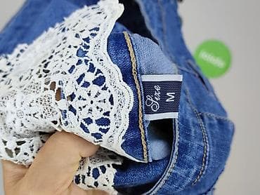 mule na platformie: Denim Collection, Szorty damskie, rozmiar M — 4