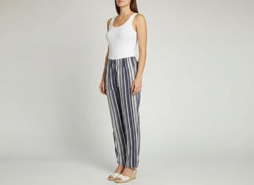 lidl piżamy damskie duże rozmiary: Spodnie materiałowe damskie, rozmiar L — 6