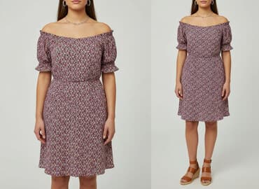 czerwona sukienka w groszki h m: Sukienka damska, rozmiar XL — 7