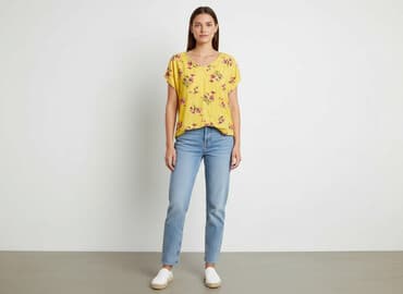 kropki koszulka: T-shirt damski, rozmiar M — 5