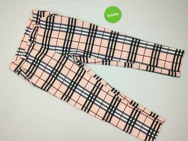 spodnie piżamowe w kratę damskie: Spodnie materiałowe damskie, rozmiar L — 2