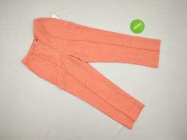t shirty python: Material trousers for women, size M (EU 38) — 2