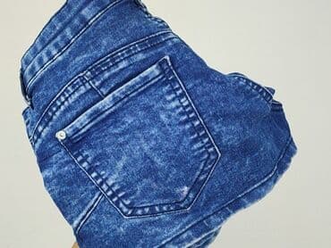 sinsay krótkie spodenki z wysokim stanem: Denim Collection, Shorts for women, size S — 6