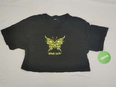 sandalki czarne ccc: Cropp, T-shirt damski, rozmiar M — 2