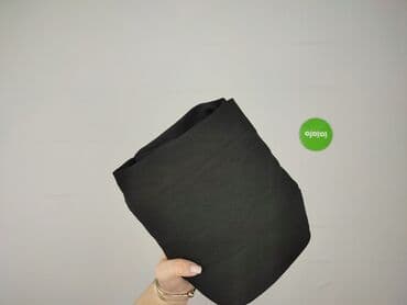 szare szerokie jeansy: Spodnie materiałowe damskie, rozmiar L — 6