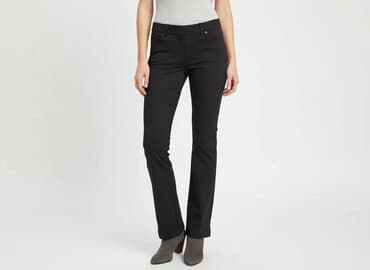 bershka buty na platformie czarne: Bershka, Spodnie materiałowe damskie, rozmiar XS — 1