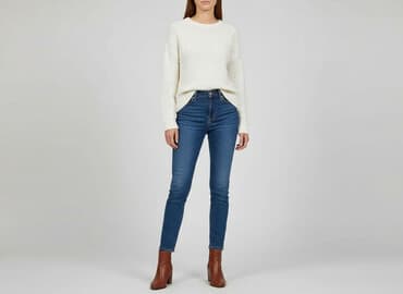 lidl buty sniegowce: Bpc bonprix collection, Sweter damski, rozmiar L — 6