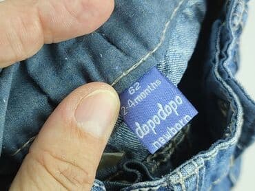 zara kombinezon o kroju marynarki: Spodnie jeansowe, Dopo Dopo, 1-3 m, stan - Idealny — 5