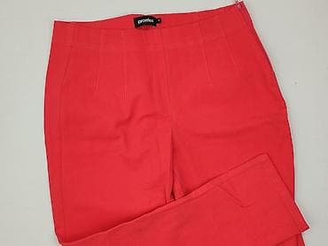 bordowy: Promiss, Spodnie materiałowe damskie, rozmiar XL — 1