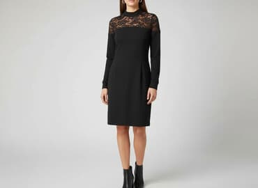 czarne sukienki na wesele dla puszystych: MINIMUM, Sukienka damska, rozmiar S — 8