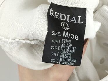 biale szerokie jeansy: Redial, Jeansy damskie, rozmiar M — 5