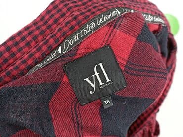 koszula w kratę damska czerwona: Reserved YFL, Koszula damska, rozmiar S — 5