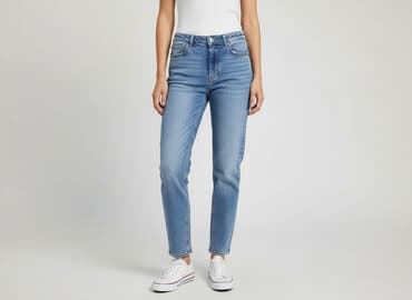 dżinsy z łańcuchem: Denim, Jeansy damskie, rozmiar XS — 1