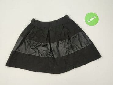 spódnice czarne eko skóra: Spódnica damska, rozmiar S — 4