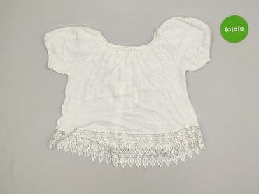 biała bluzka galowa dla dziewczynki 164 allegro: Bluzka damska, rozmiar S — 4