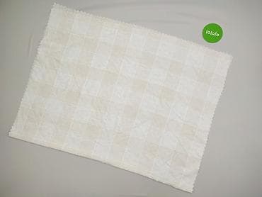 obrus biały: Obrus 140 x 190, kolor - Beżowy, stan - Idealny — 2