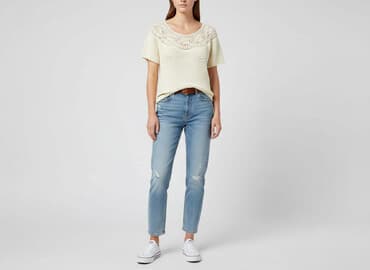 bluzka na szydełku wzory: Sweter damski, rozmiar S — 1