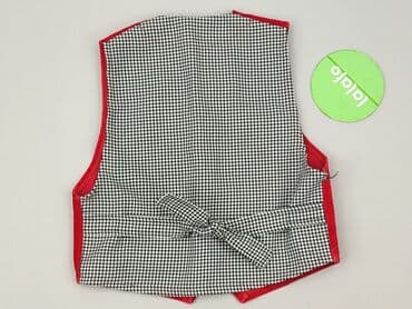 rajstopy czarne z wzorem: Vest, 7 years, 116-122 cm, condition - Very good — 3