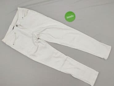 biale szerokie jeansy: UP2Fashion, Jeansy damskie, rozmiar L — 2