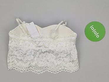 biustonosze 75 d: Koronkowy top/bustier LISSIMO – damski - Kolor: śmietankowa biel — 3
