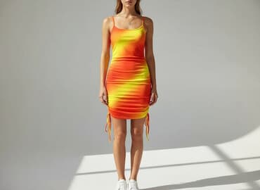 piękne czerwone sukienki na wesele: Sukienka damska, rozmiar M — 8