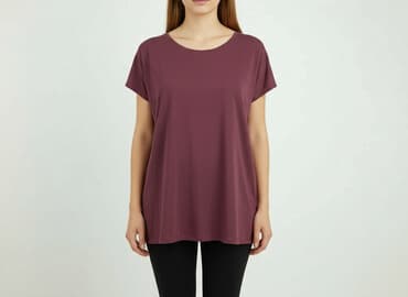 bluzki basic długi rękaw: Tunika damska, rozmiar M — 5