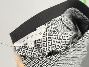 Women: Nutmeg, Material trousers for women, XL — 4