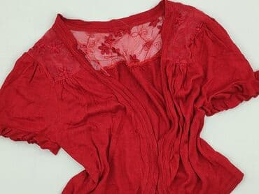 piękne czerwone sukienki na wesele: Kardigan damski, rozmiar S — 1