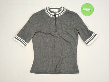 bluzki basic z dekoltem v: Monki, Women`s T-shirt, size S (EU 36) — 2