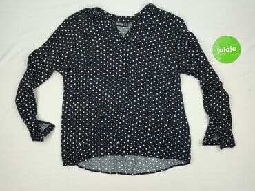 czarne bluzki w biale grochy: Janina, Bluzka damska, L — 2