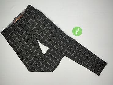 mid riser: Męskie spodnie w kratę MECHANICH – rozmiar 34, Slim Fit - Krój: Slim — 2