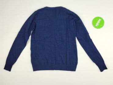 sweter w paski z serduszkiem: Kardigan damski, S — 3