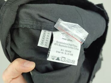 spodnie dresowe nike bez ściągaczy: Material trousers for women, size S (EU 36) — 5