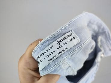 white jeans: Stradivarius, Jeansy damskie, rozmiar S — 4