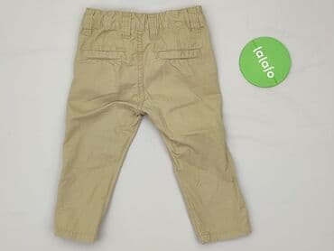 stradivarius spodnie biale: Baby material trousers, 9-12 months, 74-80 cm, condition - Very good — 3