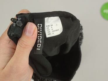 sukienka srebrna cekiny h: H&M, Сукня жіноча, розмір XS — 4