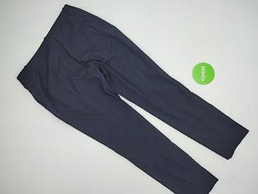 niebieska bluza hm: H&M, Spodnie materiałowe damskie, rozmiar L — 3