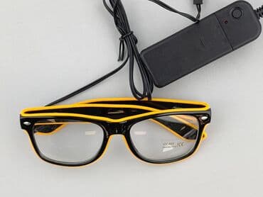 paski do sukienki srebrne: Okulary, Przezroczyste, Trapez kształt, stan - Bardzo dobry — 1