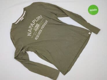 koszulka lecha poznań z wlasnym nadrukiem: Napapijri, Bluzka dla mężczyzn, L — 2