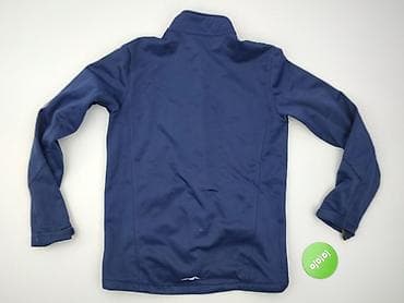 bluza softshell: Męska bluza/softshell Crivit - Kolor: granatowy z oliwkowymi suwakami — 4