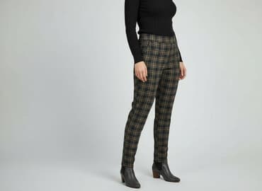 spodnie plus size: Material trousers for women, size 3XL — 1