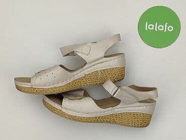 sandały koturna ccc: Sandals for women, size 41 — 3