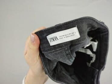klapki jeansowe zara: Zara, Jeansy damskie, rozmiar XS — 4