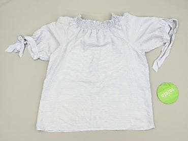 bluza niebieska: Sinsay, Bluzka damska, rozmiar XS — 3