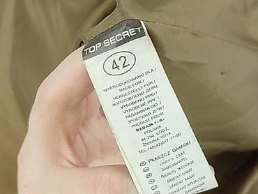 bezowy trencz: Płaszcz damski, rozmiar M — 6