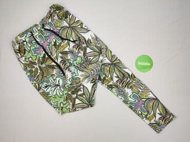 zielone spodnie dresowe zara: Material trousers for women, size S (EU 36) — 2