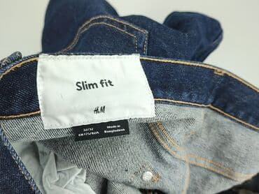 woskowane spodnie z wysokim stanem h m: H&M, Jeansy dla mężczyzn, rozmiar L — 4